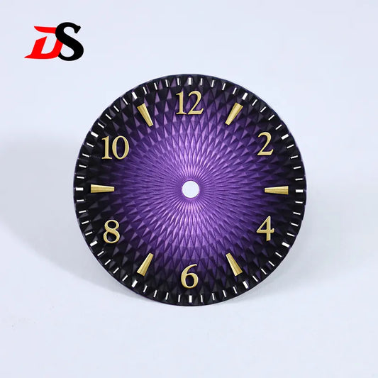 28.5mm Dial Number Pineapple Face Dial Gradient Suitable for NH35NH38 Movement No Date Dial