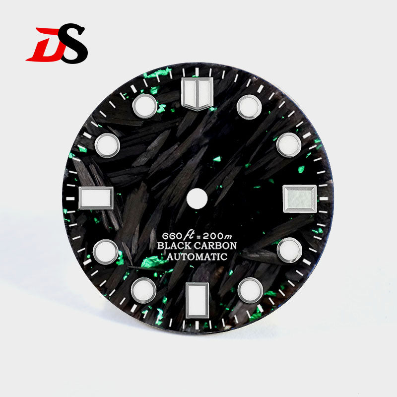 Marinemaster MM Index Carbon Fiber Dial BGW9 C3 Lume Fit NH35 Movement 28.5mm