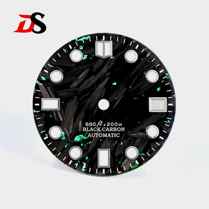 Marinemaster MM Index Carbon Fiber Dial BGW9 C3 Lume Fit NH35 Movement 28.5mm