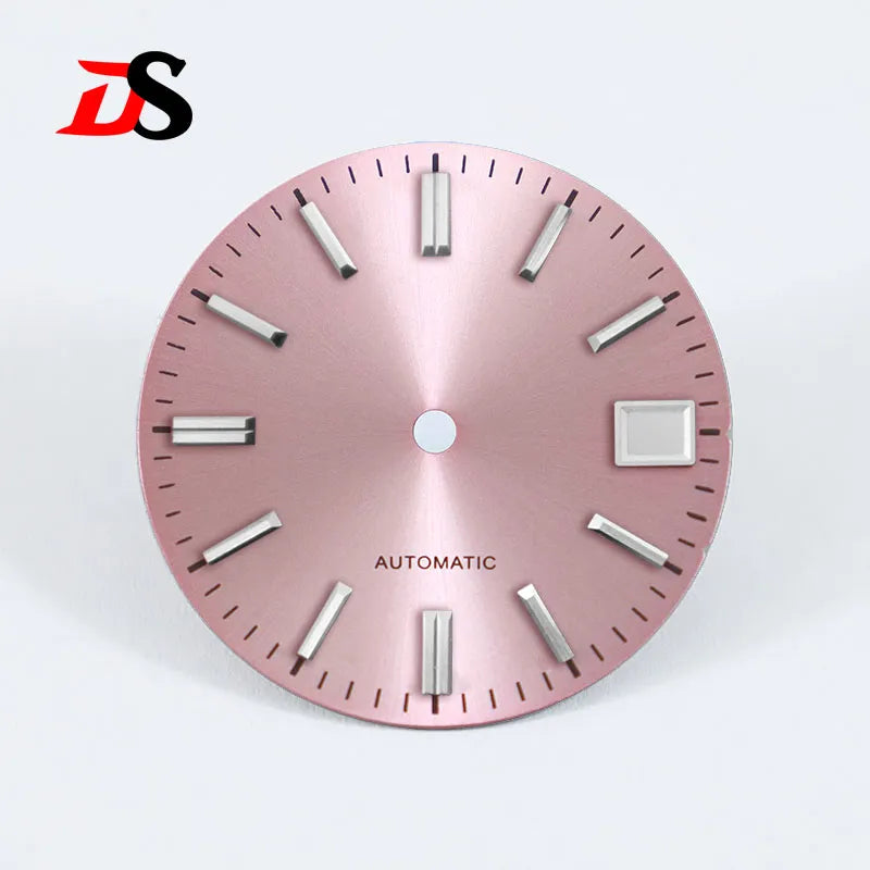 28.5mm Sunburst Dial No Lume NH35 Movement Modified Watch Accessories