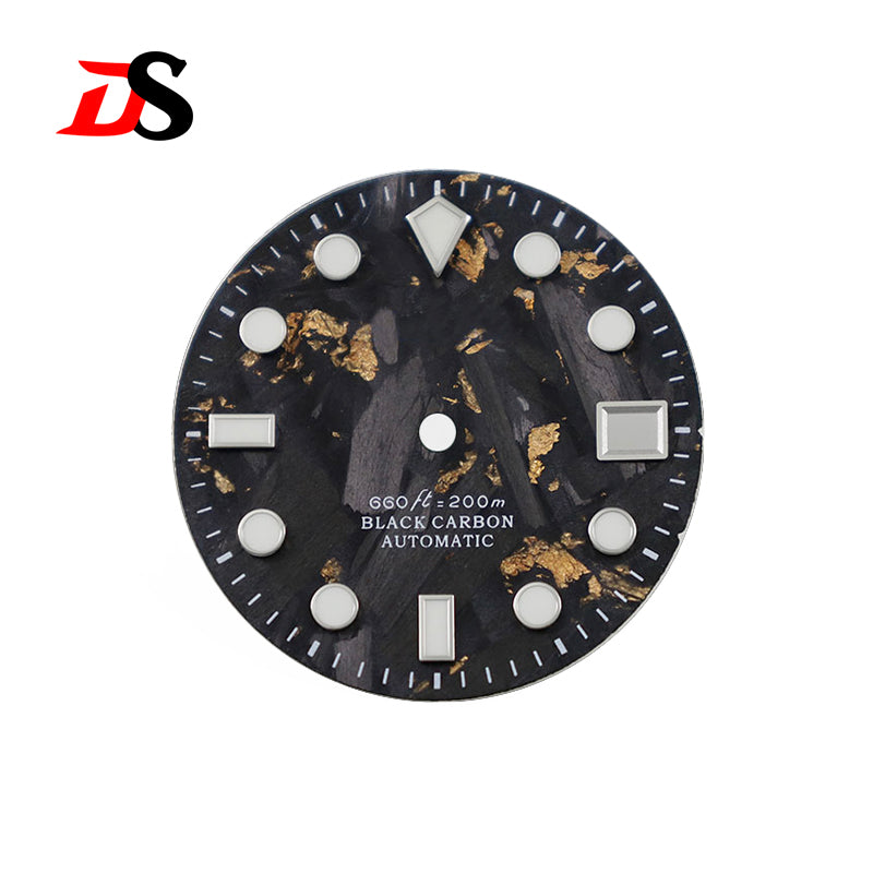 Carbon Fiber Dial Diamond Index 28.5mm NH35 Dial