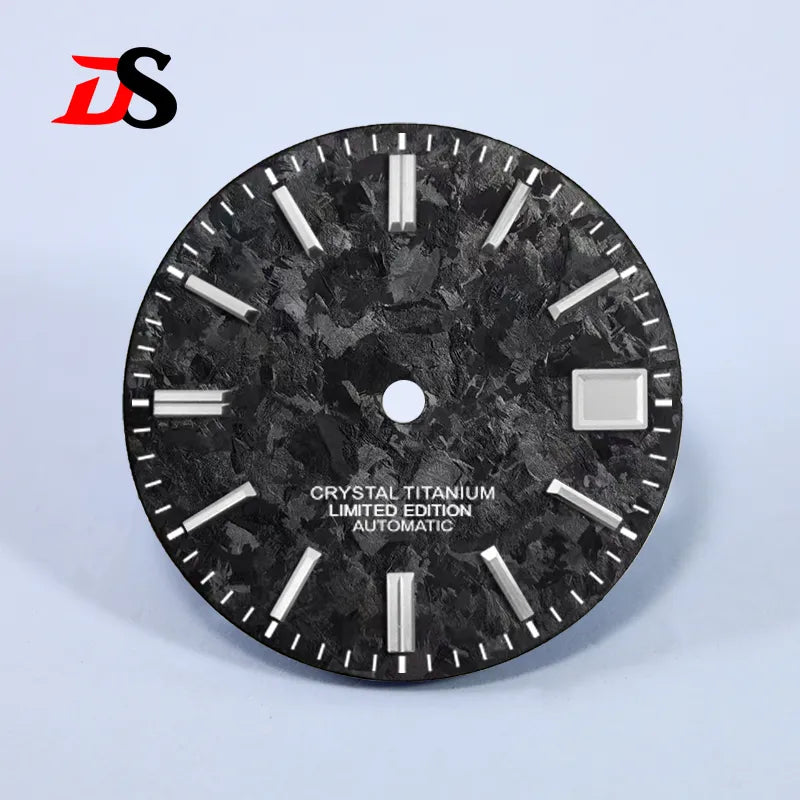 Ice Crystal Titanium Dial 28.5mm Dial No Lume NH35 Movement