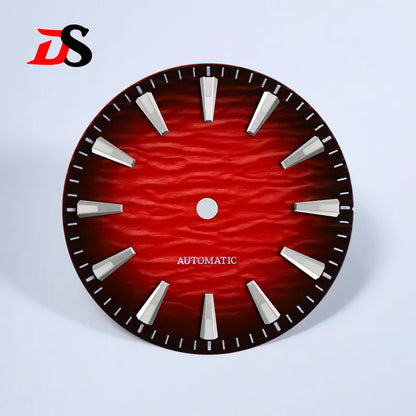 Gradient 28.5mm Wave Pattern Dial Blue Lume for NH35/NH38 Movement