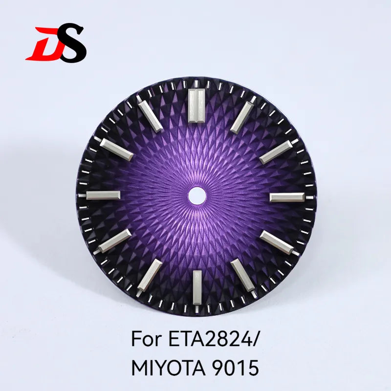 Pineapple Face Dial 28.5mm Dial No Lume Suitable for NH35 NH38 ETA2824/MIYOTA 9015 Movement No Date