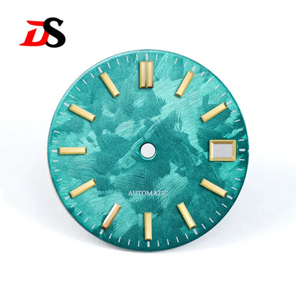 Sakura Dial Pink No Lume NH35 Movement Gold Index Rose Gold 28.5mm