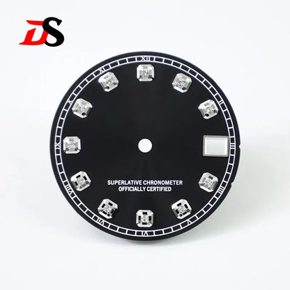Zircon DATE JUST Dial NH35 Simulated Diamond Index