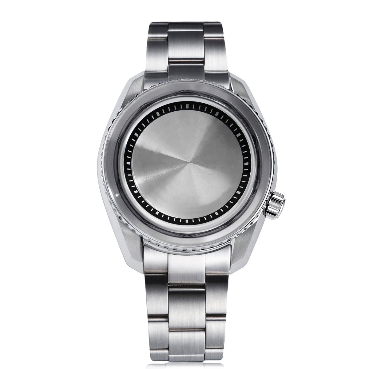 SPB185 42mm Case No Bezel Two-way Rotation NH34 NH35 Three-bead Strap