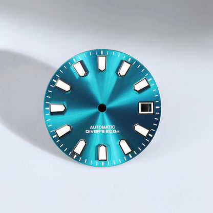 Sunburst New Date Dial Blue Lume