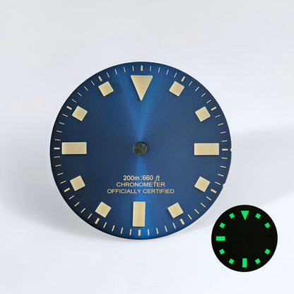 Vintage dial no date NH34 50 layers lume