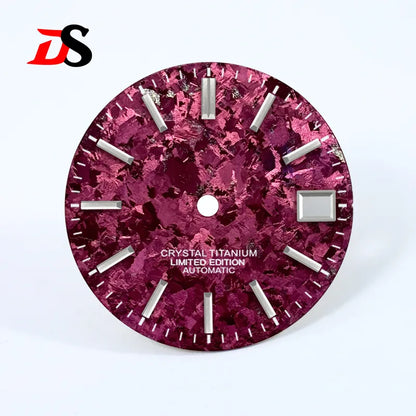 Ice Crystal Titanium Dial 28.5mm Dial No Lume NH35 Movement