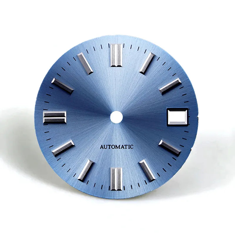 28.5mm Watch Dial Classic Sunburst Dial No Lume NH35 Movement