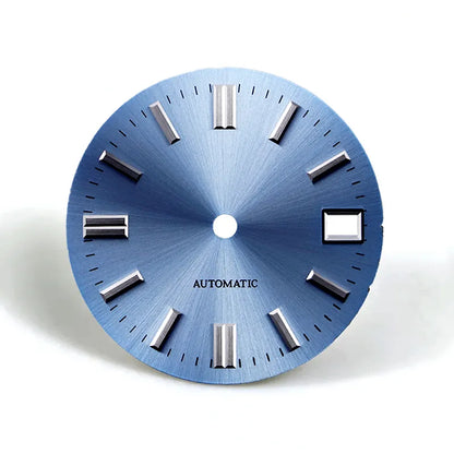 28.5mm Watch Dial Classic Sunburst Dial No Lume NH35 Movement