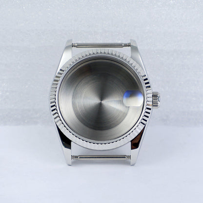 36mm Oyster Case Glass Back Rose Gold Steel Sapphire AR Coating