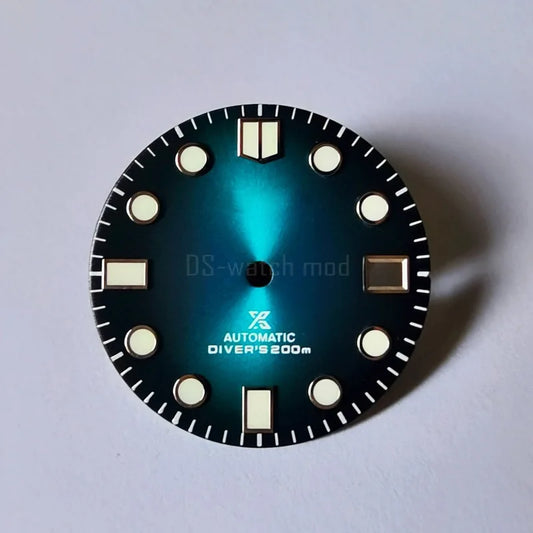 28.5mm Marinemaster MM Index X Mod Sunburst Dial BGW9 C3 for NH35 Movement