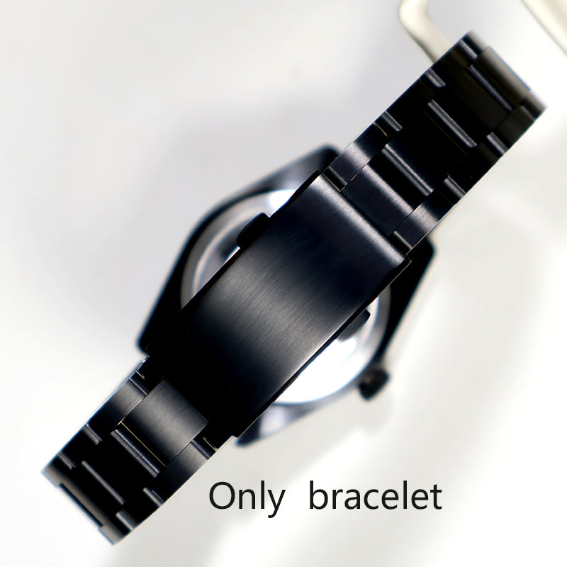 38.5mm PVD Black Case Oyster bracelet