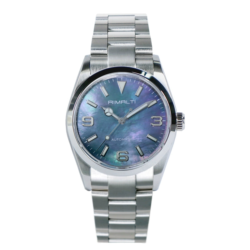 RIMALTI Man Luxury Watch 36mm Blue Lume Fashion Classic Casual Watch Unisex Automatic Mechanical Movement 10Bar
