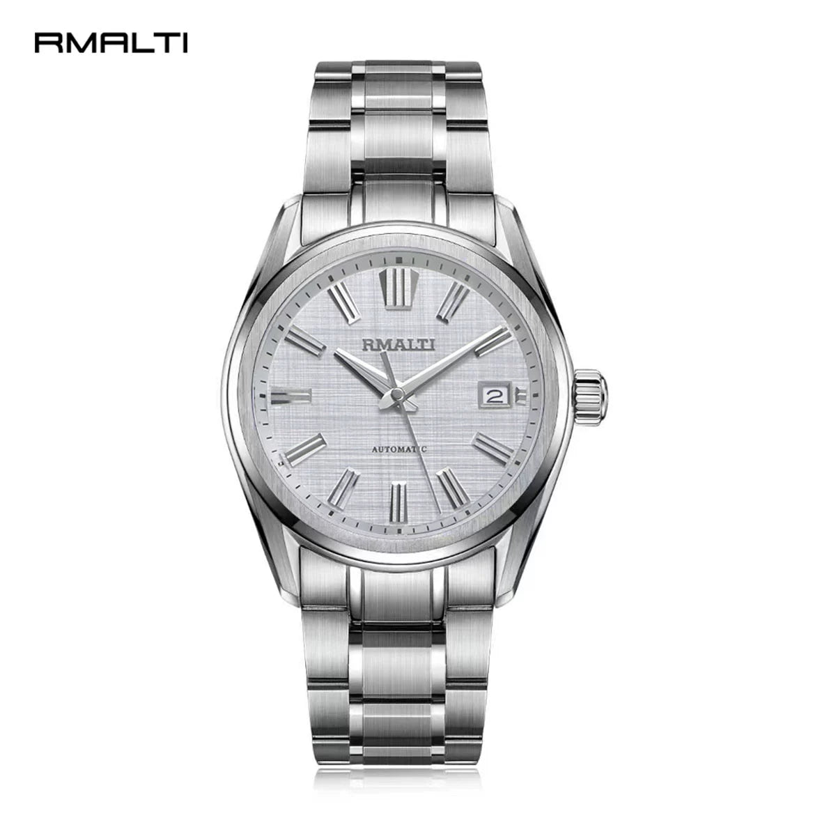 Green Linen Men's Watch Automatic Mechanical Business Watch Luxury Sapphire High-quality Linen NH35 Movement Waterproof