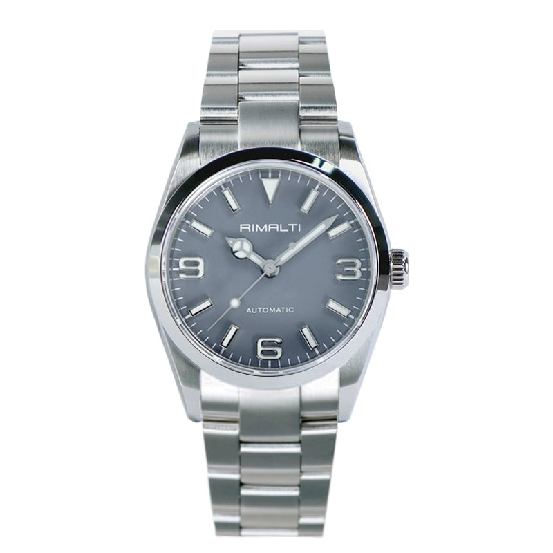 RIMALTI Man Luxury Watch 36mm Blue Lume Fashion Classic Casual Watch Unisex Automatic Mechanical Movement 10Bar