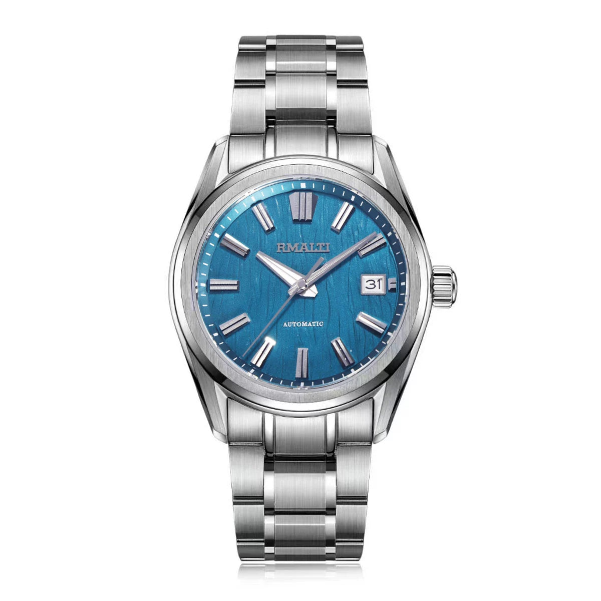 High-quality Birch Texture Men's Watch Automatic Mechanical Watch Sapphire NH35 Movement Waterproof