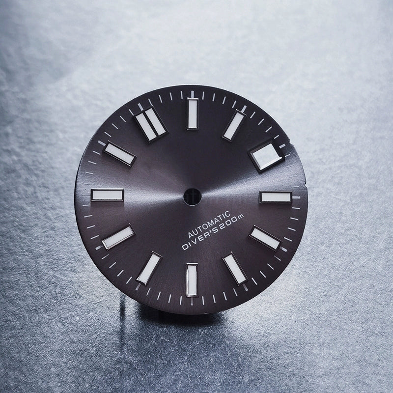 28.5mm Sunburst Dial Matte Blue Lume Sbdx019 6105 NH35/NH36 Movement