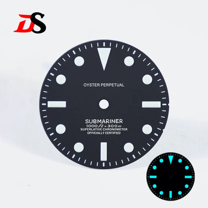 Matte Dial NH35-SUB Lume Layer Date No Date Blue Lume NH38 28.5mm