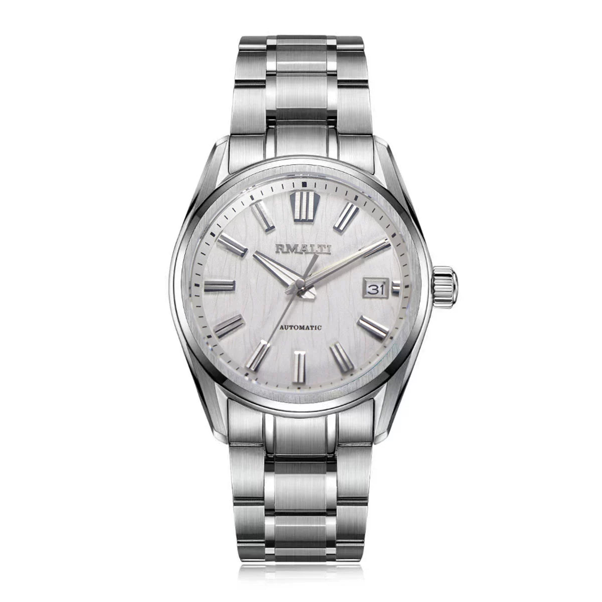 High-quality Birch Texture Men's Watch Automatic Mechanical Watch Sapphire NH35 Movement Waterproof