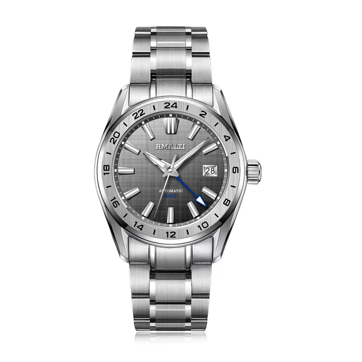 Waterproof high-quality sunburst texture men's watch automatic mechanical watch sapphire NH34GMT movement