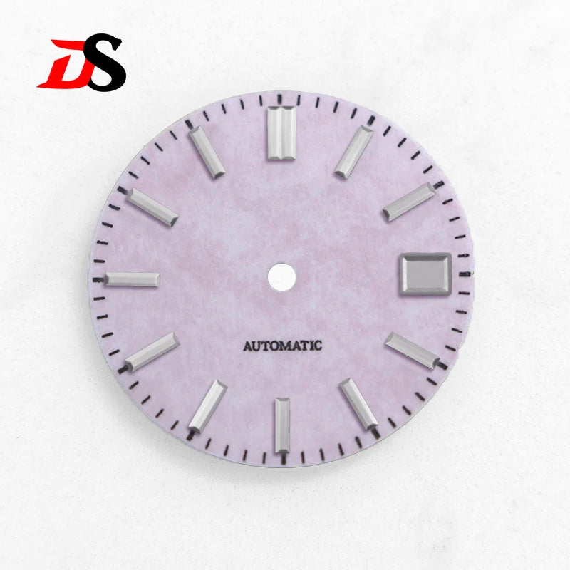 28.5mm Dial Texture Watch Faces No Lume Modified for Nh36 Nh35 Movement