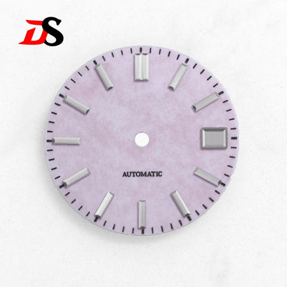 28.5mm Dial Texture Watch Faces No Lume Modified for Nh36 Nh35 Movement