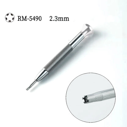RM Richard Five-prong,five-star Watchmaker's Tool Watch Repair for 4130 3135 Carbon Fiber Watch Case Cover Opening Screwdriver