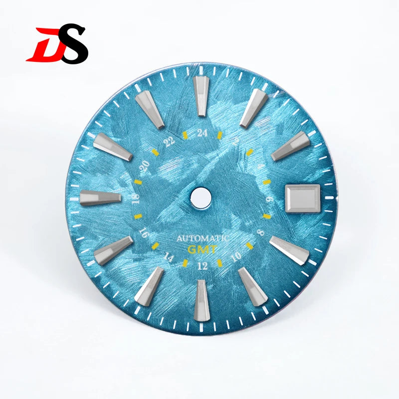 Sakura Yellow Orange GMT Dial Blue Green Luminous NH34/NH35 Movement 28.5mm