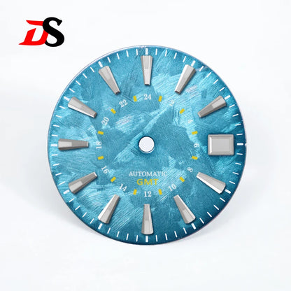 Sakura Yellow Orange GMT Dial Blue Green Luminous NH34/NH35 Movement 28.5mm