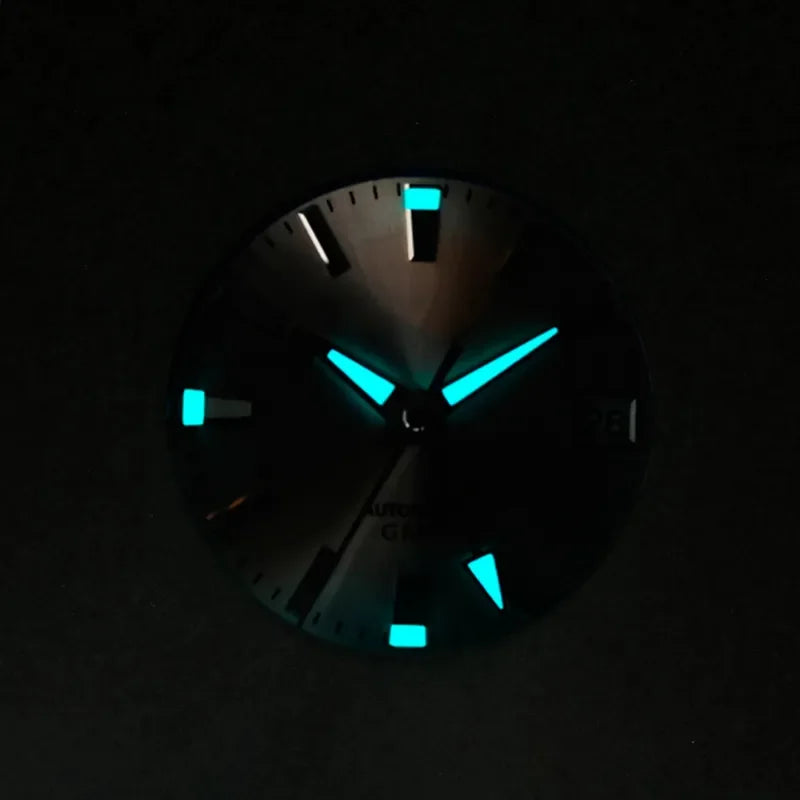 NH35 Dial Sakura Dial 28.5mm Blue Lume SKX007 for NH35NH36 Automatic Movement