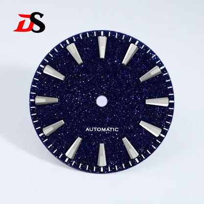28.5mm Dial Blue Sands Dial Blue Lume for NH35 Movement Stone No Date Dial