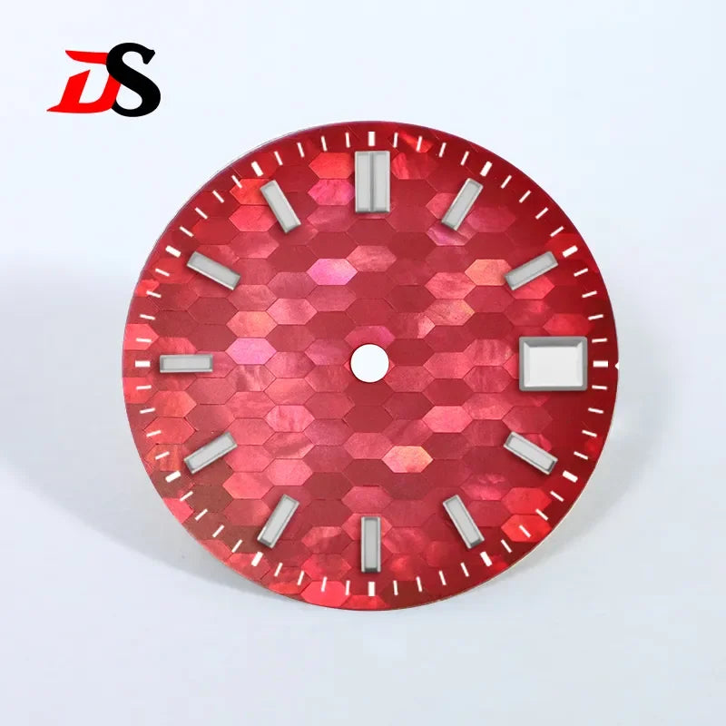 Mosaic 28.5mm Dial Mother-of-pearl Dial Date Index Blue Lume MOD NH35 Movement