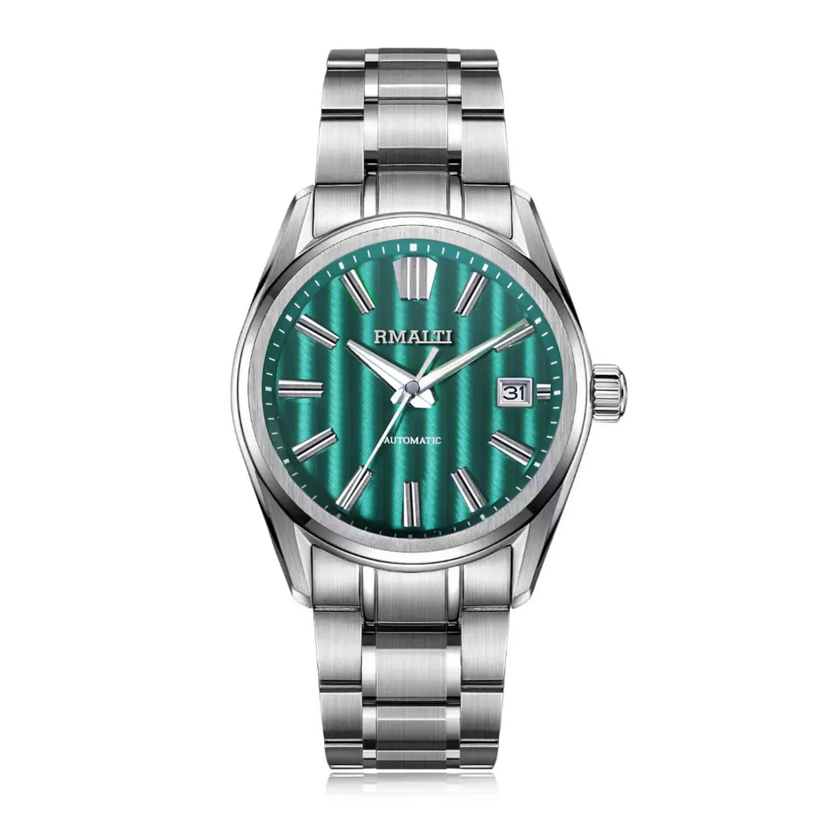 Bamboo Texture Men's Automatic Mechanical Business Watch Sapphire 10bar Japanese Sports NH35 Movement