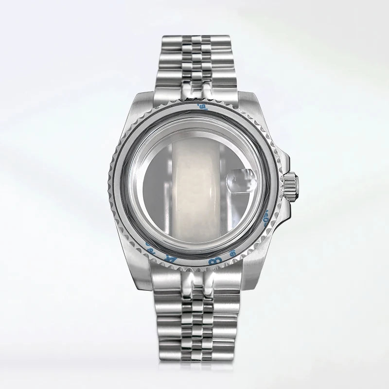 SUB Diving Case 40.5mm Stainless Steel GMT with Jubilee Bracelet NH34 ETA2824 NH35