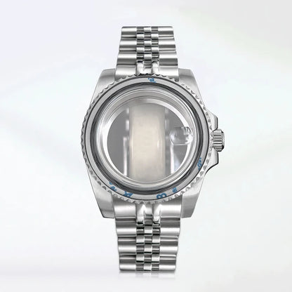 SUB Diving Case 40.5mm Stainless Steel GMT with Jubilee Bracelet NH34 ETA2824 NH35