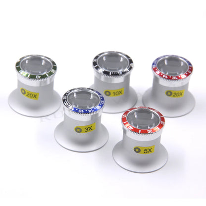 3x/5X/10X/20X watch repair magnifying glass repair eyepiece jewelry recognition eye mask type