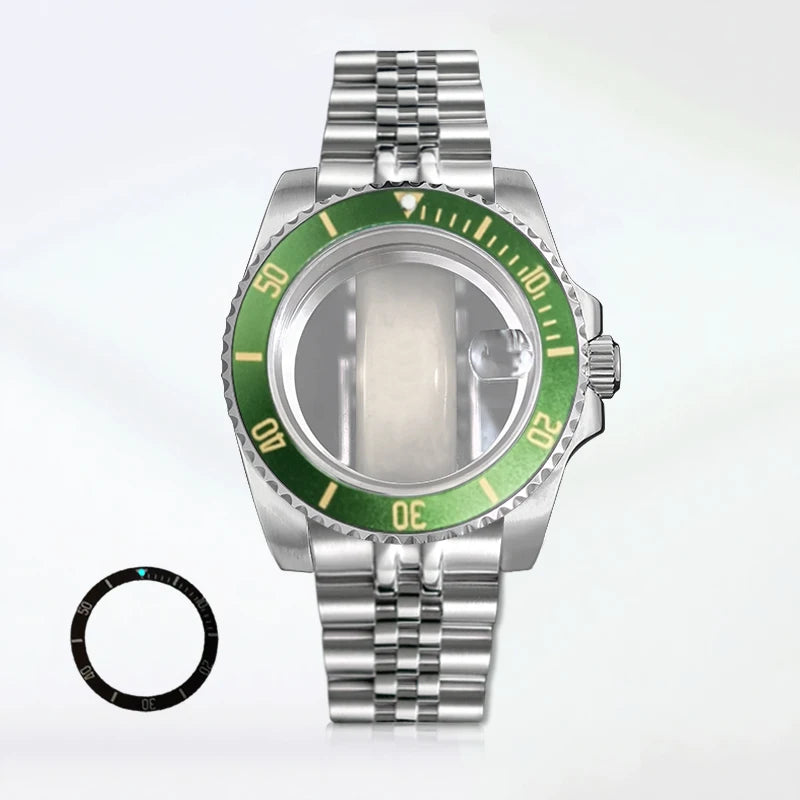 SUB Diving Case 40.5mm Stainless Steel GMT with Jubilee Bracelet NH34 ETA2824 NH35