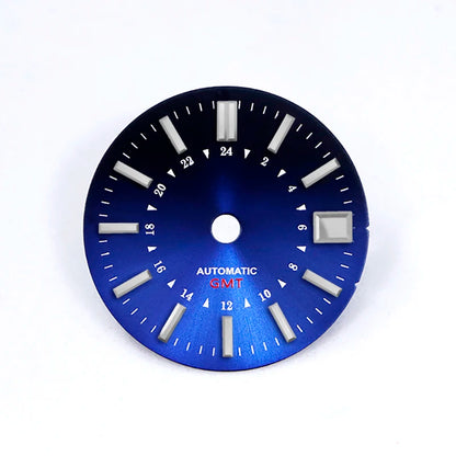 NH34 GMT Bamboo GS Sunburst Dial No Lume