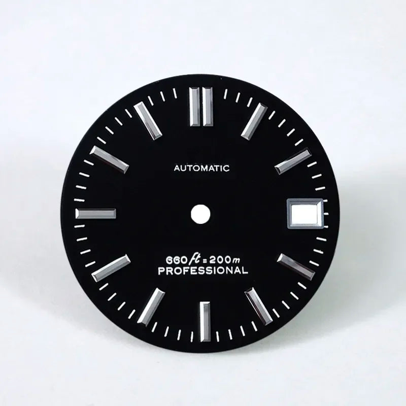 28.5mm Dial Gradient No Lume Matte Balck Dial NH35 Movement