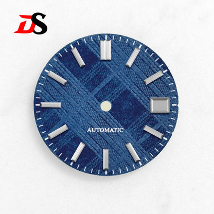 28.5mm Blue Series Dial A Variety of Grain Date NH35 NH34