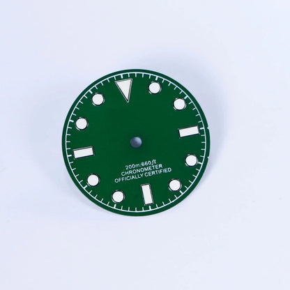 28.5mm Retro Dial No Date BGW9 C3 Lume NH35NH36 Movement