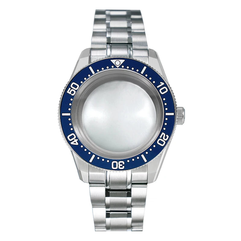 38mm Case with Bezel 38x30.6mm One-way Rotating Sapphire Crystal AR