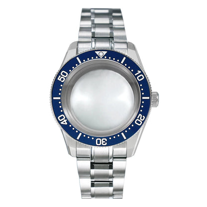 38mm Case with Bezel 38x30.6mm One-way Rotating Sapphire Crystal AR