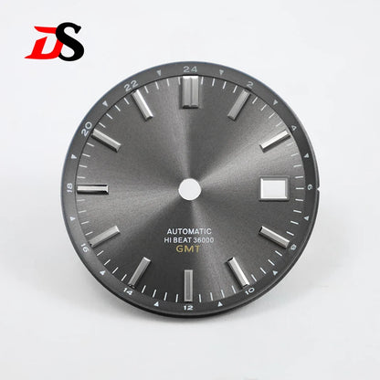 32.5mm HI-BEAT 36000 GMT Sunburst Dial for 40mm 44GS Case NH34 Movement