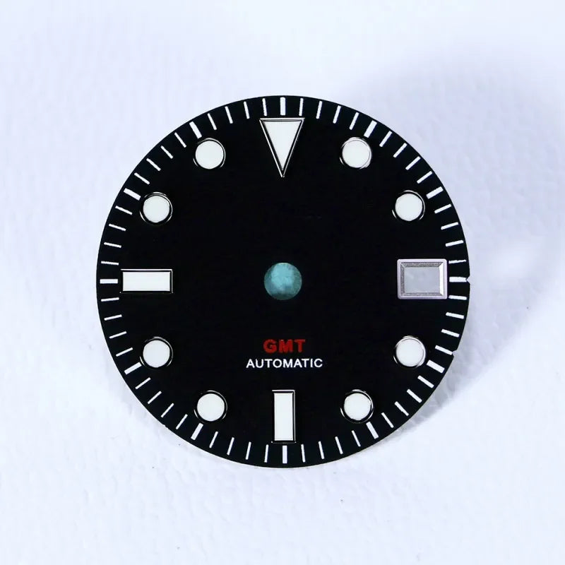 28.5mm Sunburst GMT Dial NH34 Movement