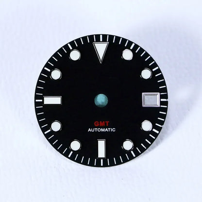28.5mm Sunburst GMT Dial NH34 Movement