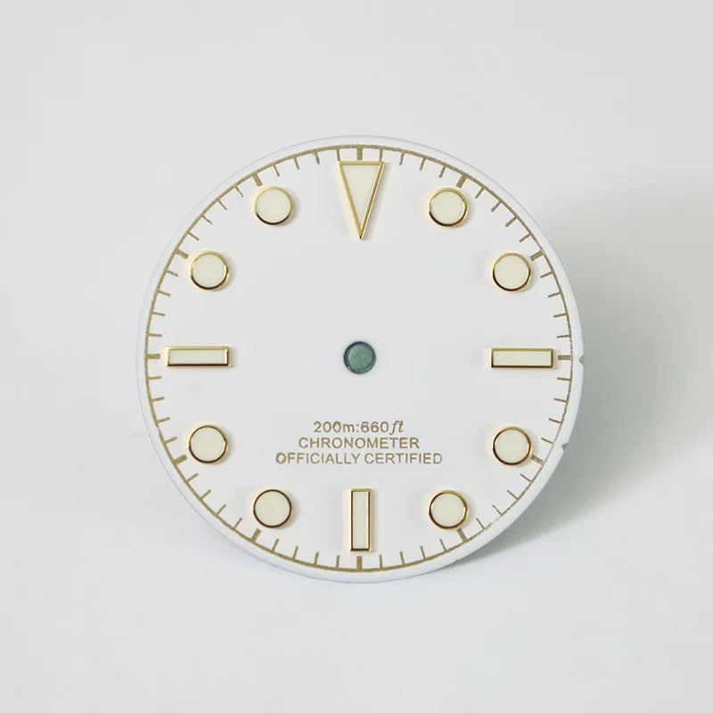 28.5mm Retro Dial No Date BGW9 C3 Lume NH35NH36 Movement